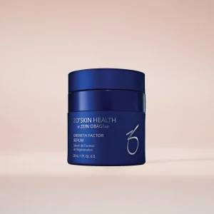 New ZO Growth Factor Serum in new Blue Airless pump