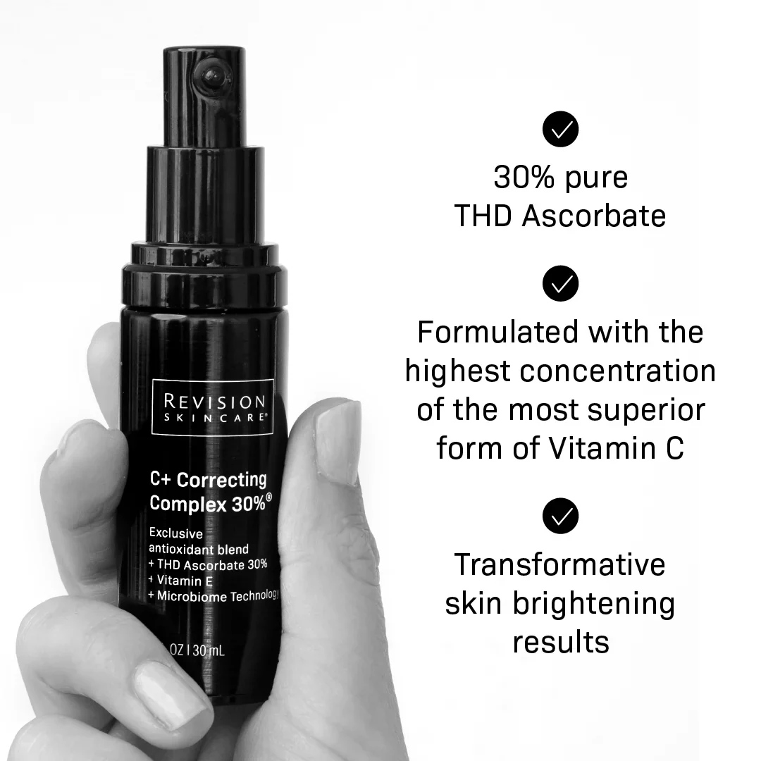Revision Skincare® C+ Correcting Complex 30_™ 30ml bottle and information about product