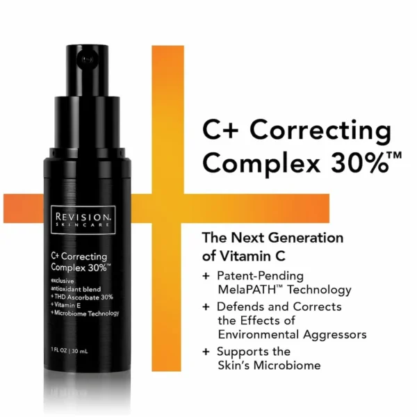 Revision Skincare® C+ Correcting Complex 30_™ 30ml infographic