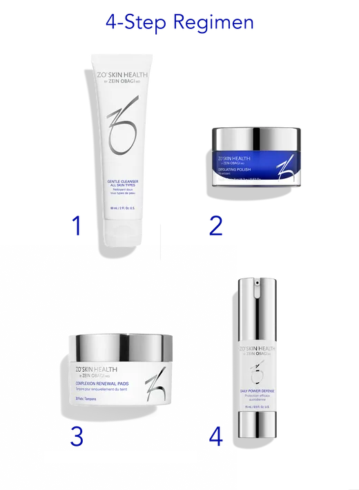 ZO Skin Health Daily GSR + Skin Barrier Defense Program 4 products