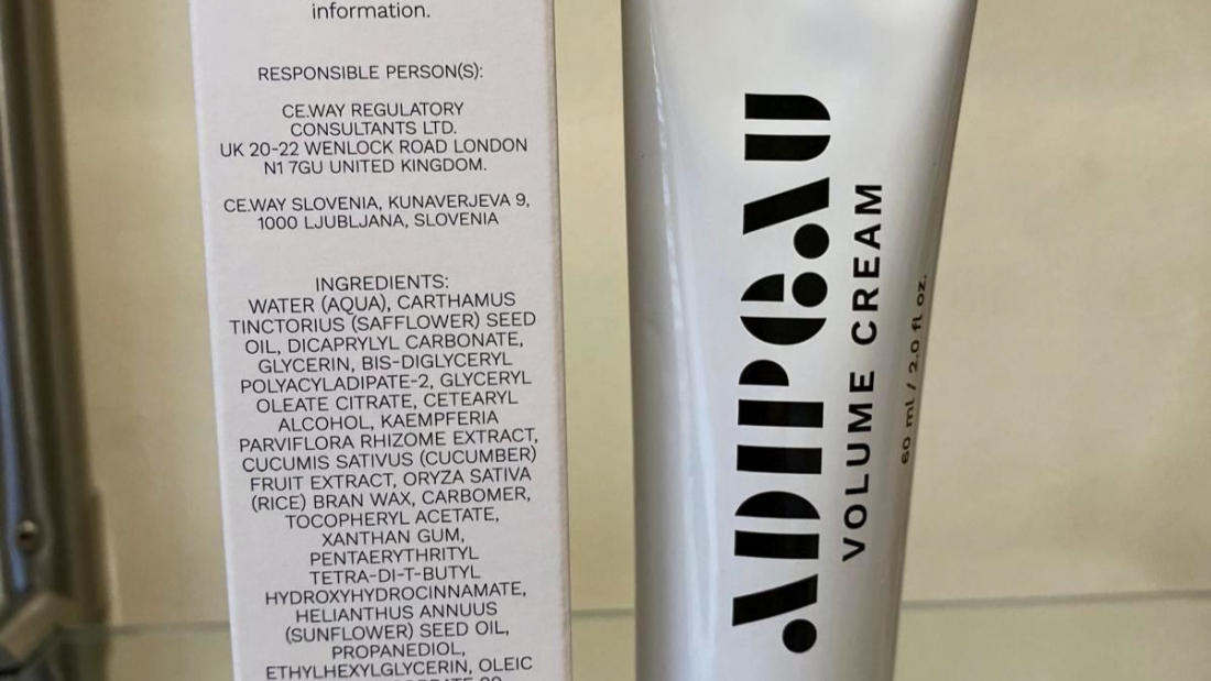 Adipeau Volume Cream 60ml for facial volume and skin renewal