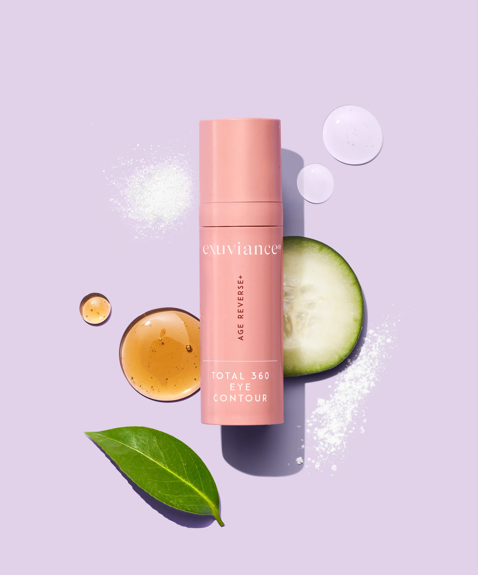 The new Exuviance Age Reverse Plus Total 360 Eye Contour featuring MicroDiPeptide229 technology