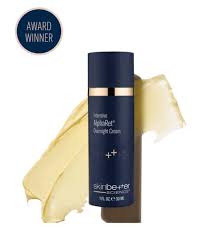SkinBetter Science Intensive AlphaRet Overnight Cream (30ml) with pump bottle and showing cream