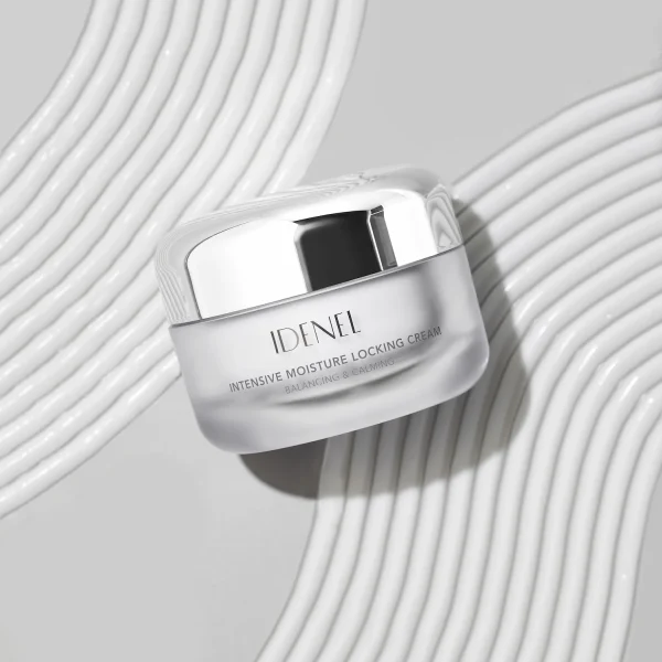 IDENEL Intensive Moisture Locking Cream close up of jar