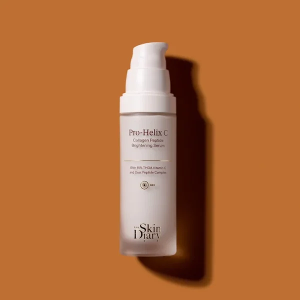 The Skin Diary Pro Helix C pump bottle